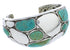 Silver Turquoise Jewelry Southwestern Cuff Bracelet MX27087