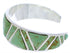 Turquoise Inlay Southwestern Silver Cuff Bracelet Jewelry EX27638