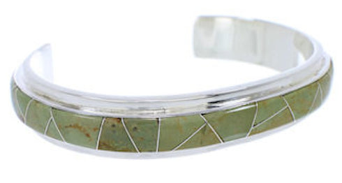 Southwestern Jewelry Turquoise And Silver Cuff Bracelet EX27668