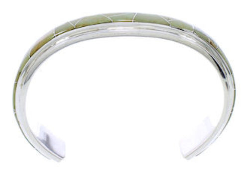 Southwestern Jewelry Turquoise And Silver Cuff Bracelet EX27668