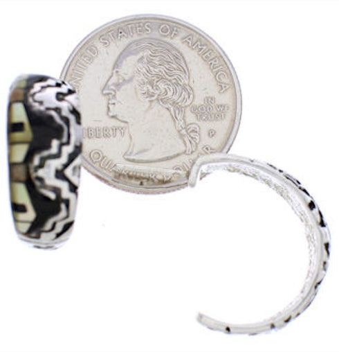 Multicolor Native American Village Or Pueblo Design Earrings FX30954