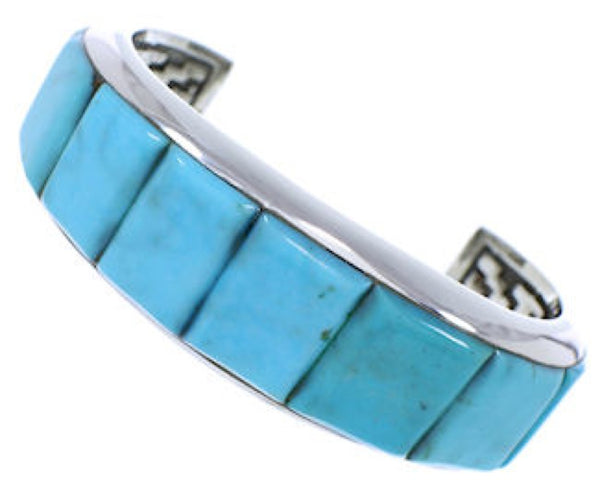 Southwest Silver Turquoise Cuff Bracelet GS76348