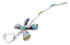Multicolor Dragonfly Sterling Silver Jewelry Pendant MX24054