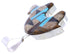 Southwest Bear Multicolor Sterling Silver Pendant MX22011