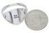 Sterling Silver Multicolor Southwestern Inlay Ring Size 12-1/2 UX39259