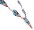 Authentic Silver Jewelry Multicolor Link Necklace Earrings PX36888