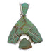 Southwestern Turquoise Sterling Silver Reversible Pendant EX28493