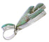 Southwestern Turquoise Sterling Silver Reversible Pendant EX28493