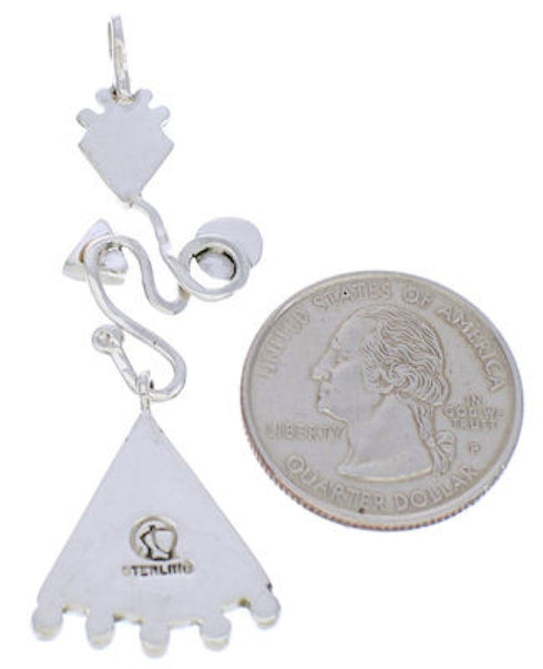 Turquoise Southwestern Pendant Silver Southwest Jewelry PX24022