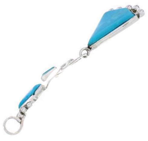 Silver and Turquoise Pendant Jewelry PX24026