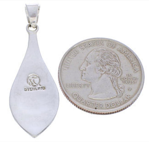 Turquoise Southwest Sterling Silver Pendant PX24112