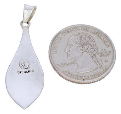 Silver Multicolor Turquoise Pendant PX24135