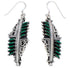 Southwest Jewelry Turquoise Needlepoint Water Wave Hook Dangle Earrings PX33005