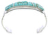 Turquoise Inlay Sterling Silver Jewelry Cuff Bracelet MX27334