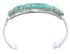 Turquoise Inlay Sterling Silver Jewelry Cuff Bracelet MX27341