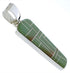 Turquoise Inlay And Silver Southwestern Pendant PX30137