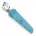 Turquoise Jewelry Sterling Silver Southwest Pendant PX30146