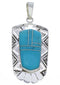 Southwest Turquoise Jewelry Sterling Silver Pendant PX30160