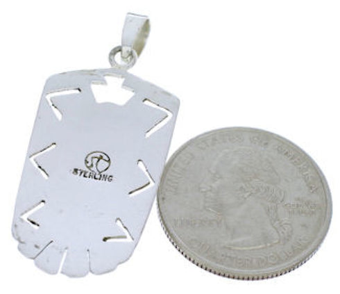 Southwest Turquoise Jewelry Sterling Silver Pendant PX30160