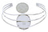 Multicolor Silver Native American Village Design Cuff Bracelet MX27454