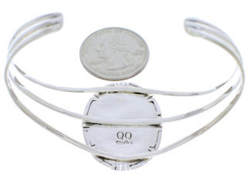Native American Village Design Multicolor Cuff Bracelet MX27460