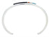 Multicolor Inlay Jewelry Silver Cuff Bracelet MX27493