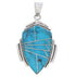 Genuine Sterling Silver And Turquoise Pendant Jewelry EX29634