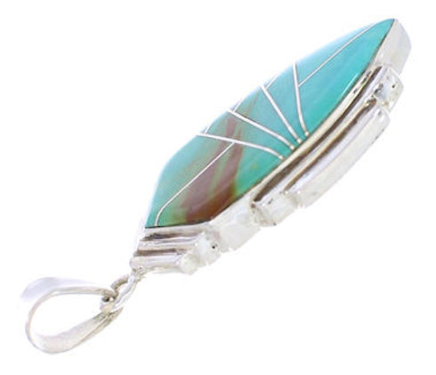 Turquoise Southwest Slide Pendant Jewelry EX29644