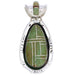 Turquoise Southwest Sterling Silver Pendant Jewelry EX29674
