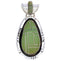 Southwest Sterling Silver Turquoise Pendant EX29676