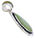 Southwest Sterling Silver Turquoise Pendant EX29676