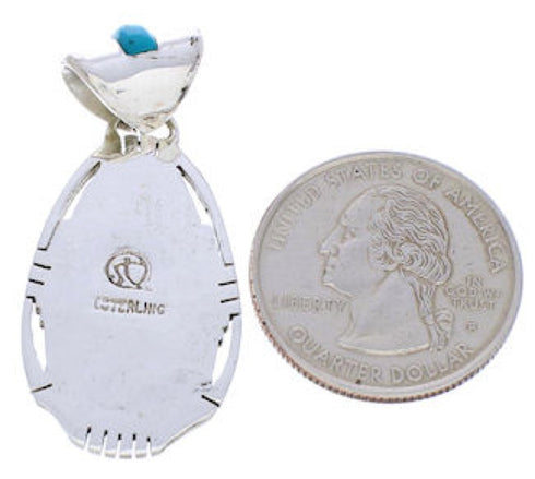 Southwest Multicolor Sterling Silver Jewelry Pendant EX29681