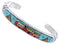 Native American Design Multicolor Sterling Silver Bracelet MX27568
