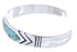 Native American Village Design Multicolor Silver Bracelet MX27569