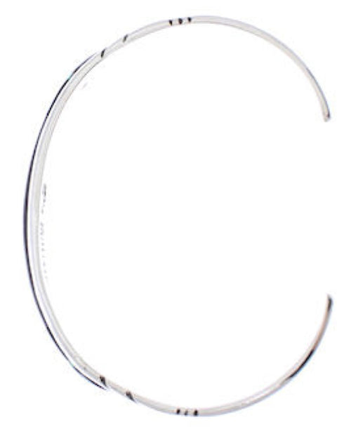 Black Jade Opal Native American Village Design Cuff Bracelet MX27609