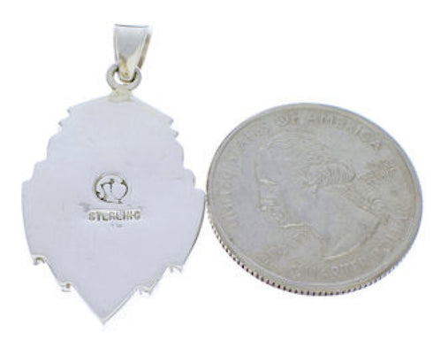 Sterling Silver Native American Design Multicolor Pendant PX29744