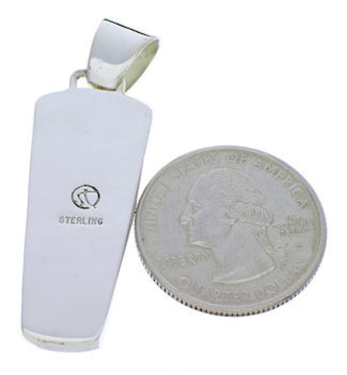 Native American Design Silver Multicolor Pendant Jewelry PX29762