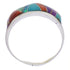 WhiteRock Silver Jewelry Sunrise Multicolor Ring Size 8-3/4 PX38350