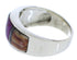Authentic Sterling Silver Multicolor Ring Size 7-3/4 JX37727