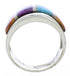 Sterling Silver Multicolor Ring Size 6-3/4 JX37722