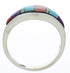 Turquoise Multicolor Genuine Sterling Silver Ring Size 5-3/4 EX51006