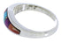 Multicolor Sterling Silver Southwest Ring Size 6-3/4 EX51011