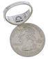 Multicolor Inlay Southwest Silver Ring Size 6-3/4 EX51021