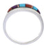 Genuine Sterling Silver Southwest Multicolor Ring Size 6 CX50659