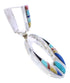 Multicolor Southwest Sterling Silver Slide Pendant EX30702