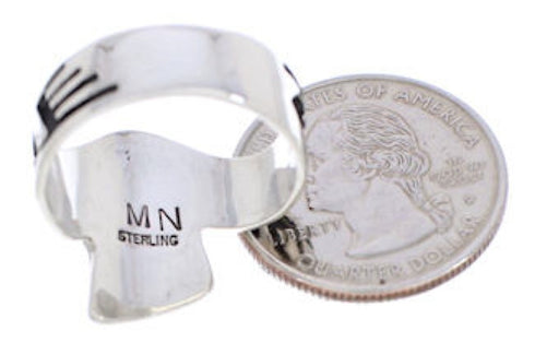 Multicolor Southwest Sterling Silver Ring Size 9-1/2 EX61068