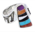 Multicolor Sterling Silver Southwestern Ring Size 5-1/4 EX61132