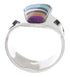Multicolor Sterling Silver Southwestern Ring Size 5-1/4 EX61132