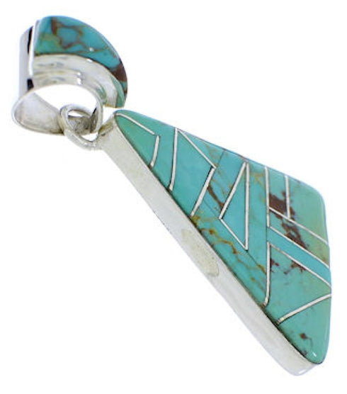Sterling Silver Turquoise Pendant PX23814