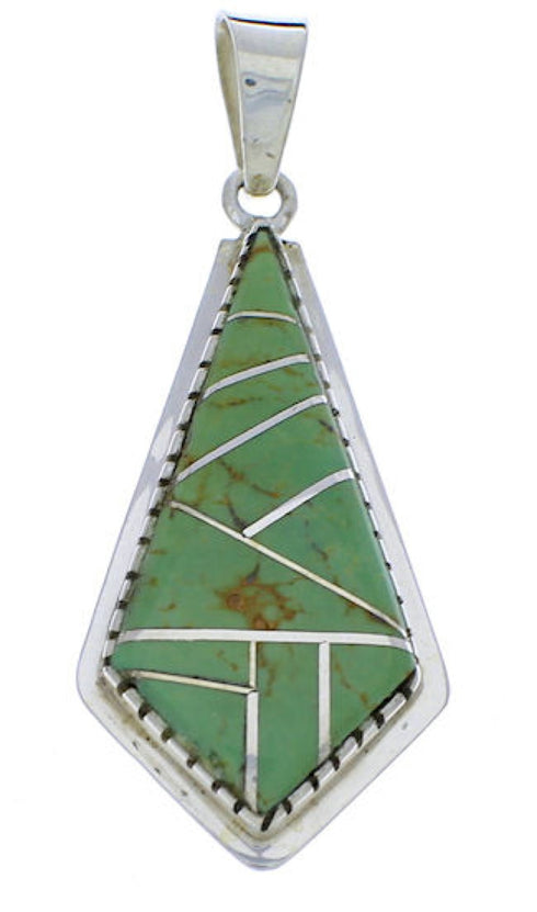 Turquoise and Sterling Silver Slide Pendant PX23897